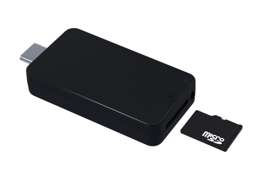 BitBox02 with microSD card