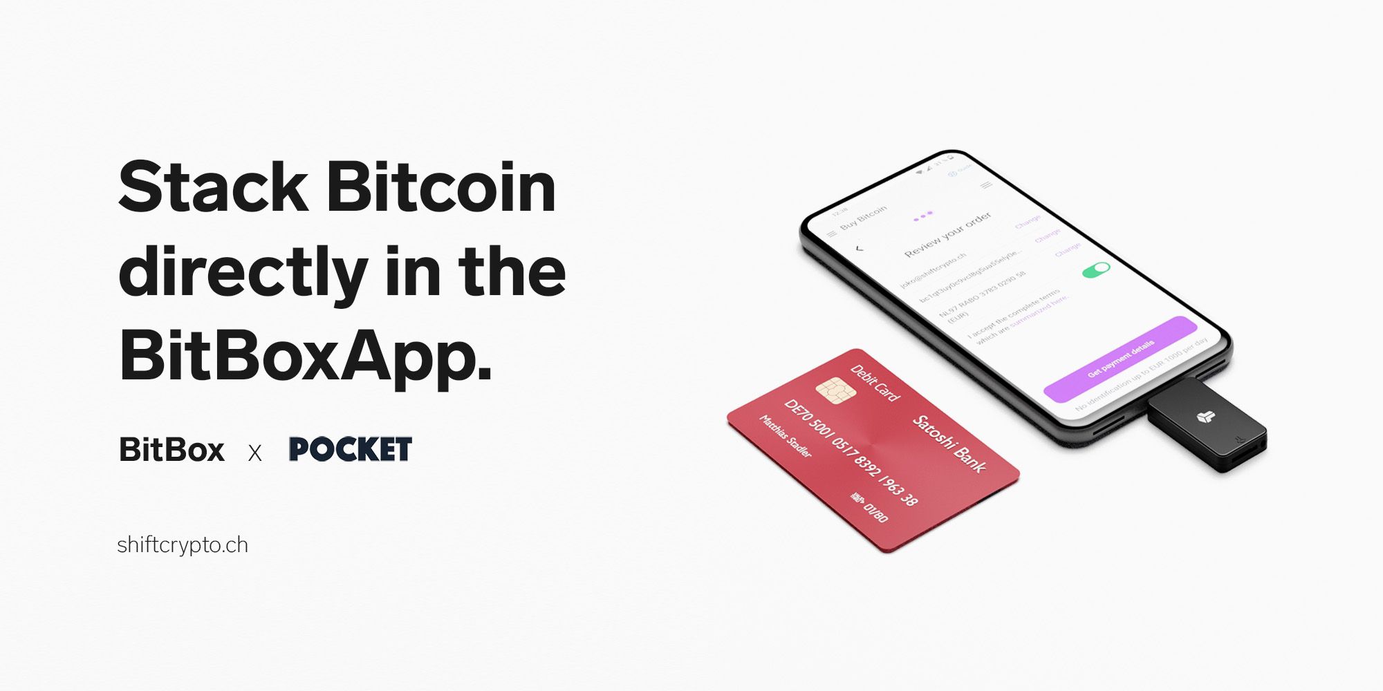 Announcing a new partnership: BitBox + Pocket Bitcoin