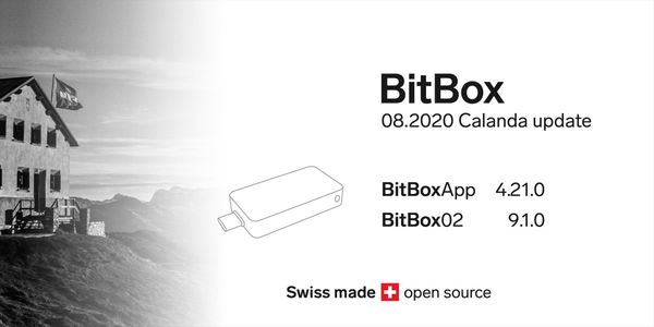 BitBox 08.2020 Calanda update